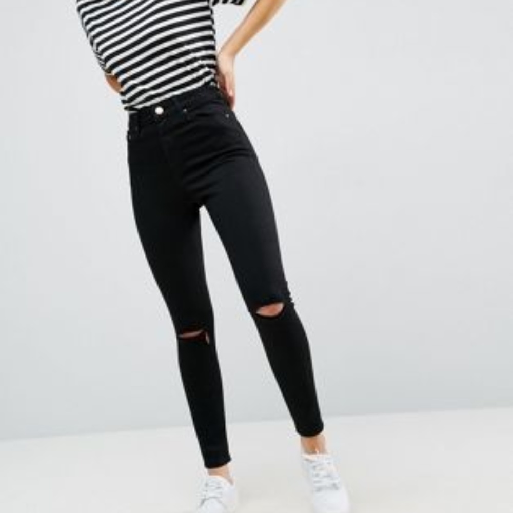 ASOS Ridley High Waist Skinny Jeans